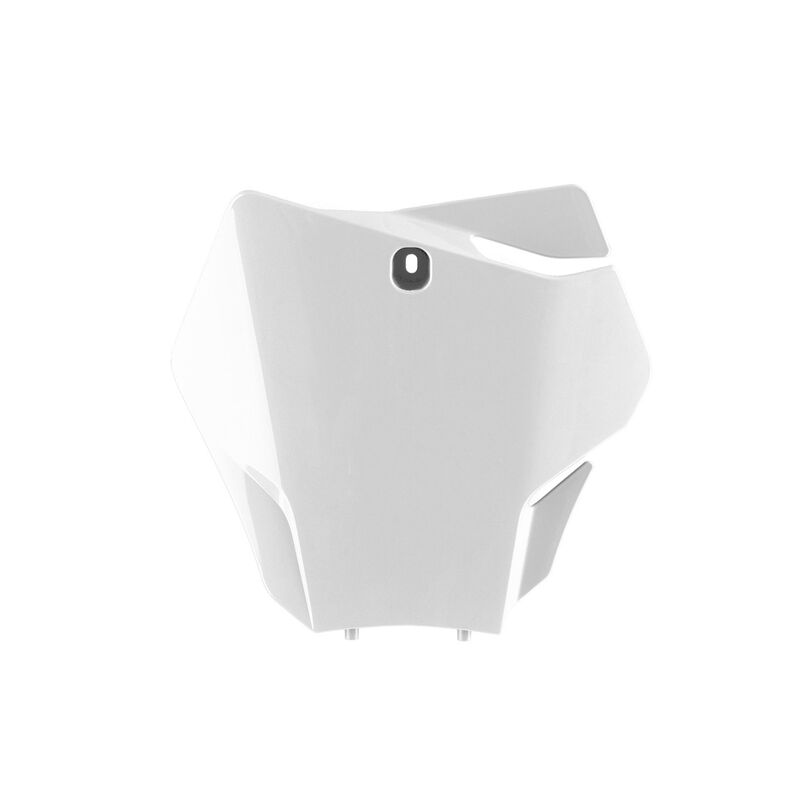POLIS PLASTIC FRONT PLATE, WHT