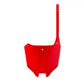 POLIS PLASTIC FRONT PLATE, RED
