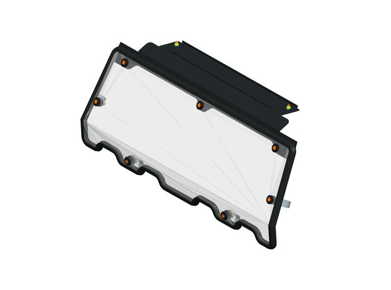 SARRA WINDSHIELD REAR, BLK