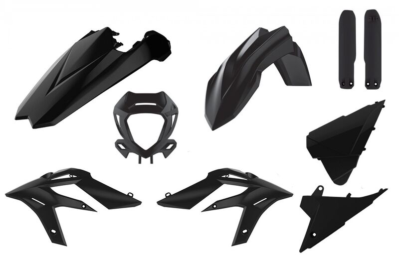 POLIS PLASTIC KIT, BLK/BLK