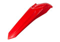 RTECH PLASTIC REAR FENDER, RED