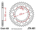 JTSPR RR SPROC 520 ALU 461, 51, BLK