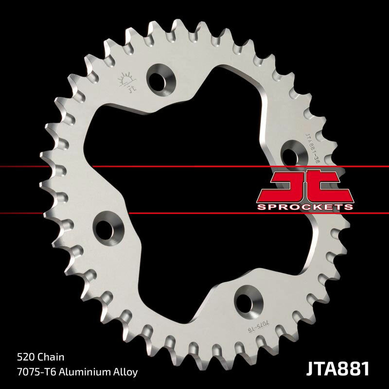 JTSPR RR SPROC 520 ALU 881, 38, BLK