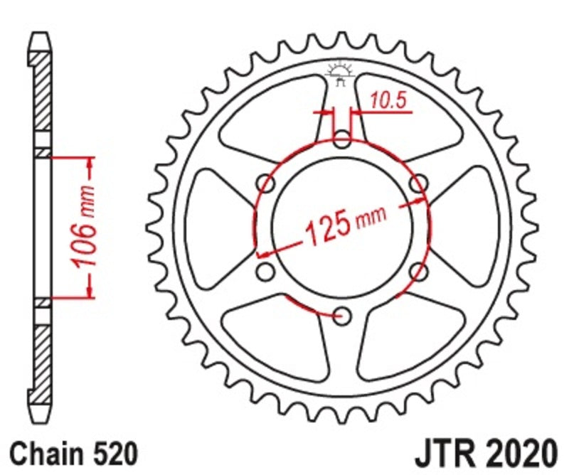 JTSPR RR SPROC 520 ST 2020, 41, STL