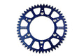 SCAR SPROCKET REAR ALUMINUM, 49, BLU