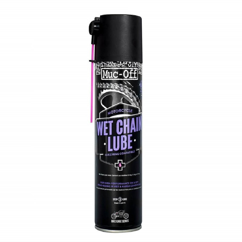 MUOFF SPRAY WET CHAIN LUBE 400ML
