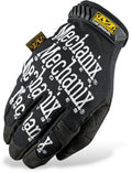 MECHA GLOVES ORIG WHITE LOGO, BLK, L
