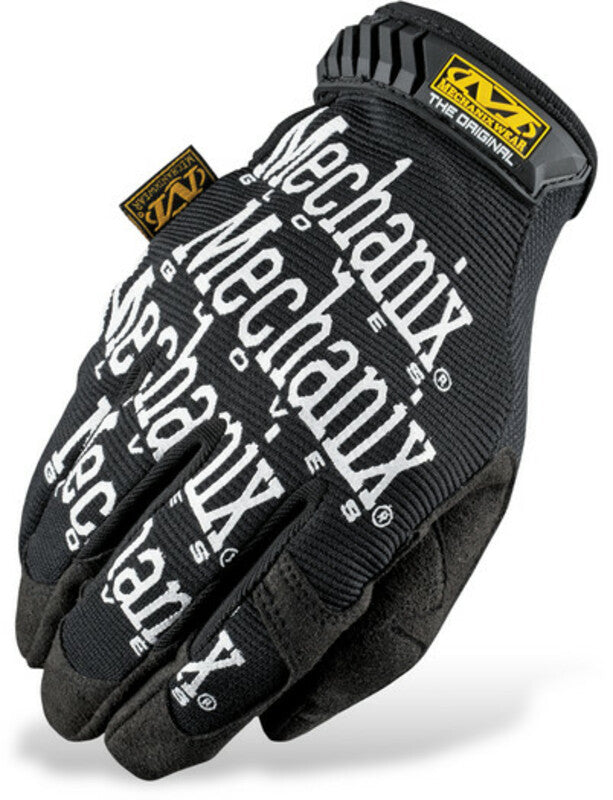 MECHA GLOVES ORIG WHITE LOGO, BLK, L