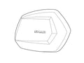 SHAD LID RIGHT ALU SH35