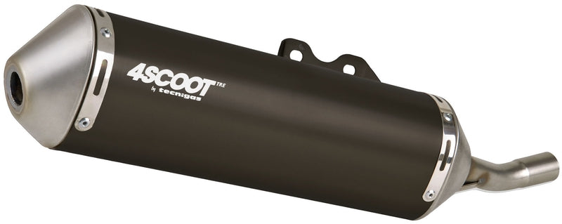 TECGA EXHAUST 4SCOOT TRE BLACK