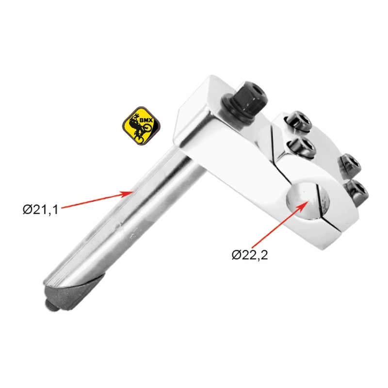 VBIKE HANDLEBAR STEM BMX. ALU. DIAM: 21