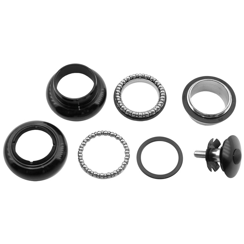 VBIKE A-HEAD HEADSET. ALUMINUM 1-1/8 BL