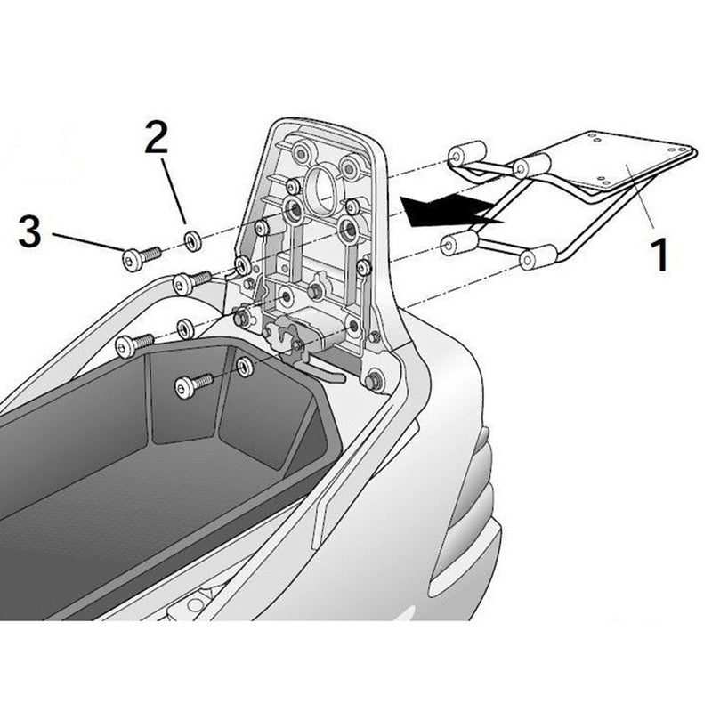 SHAD FITTING KIT TOP MASTER