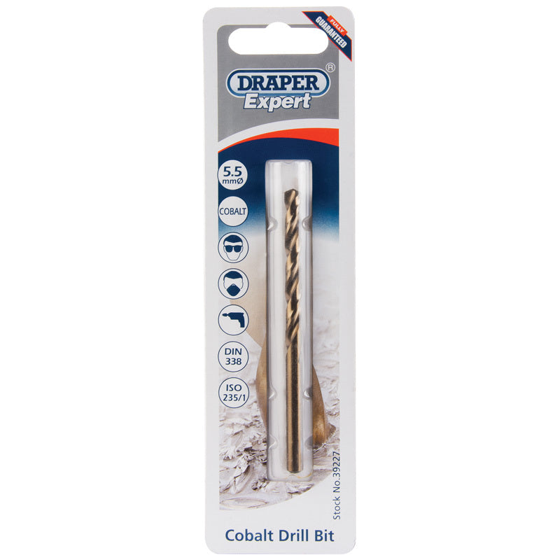 DRAPR Ø5,5MM COBALT TWIST DRILL SINGLE