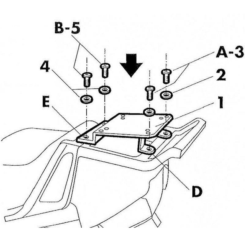 SHAD FITTING KIT TOP MASTER