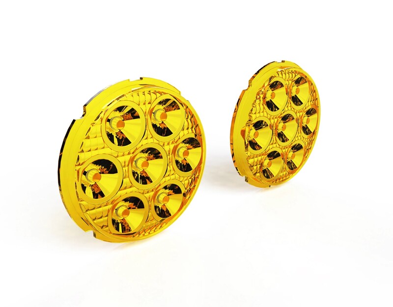 DENAL LENS KIT FOR D7 LIGHTS PAIR YELLOW