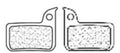 CLBRA BRAKE PADS 4061RDX