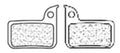 CLBRA BRAKE PADS 4061VX