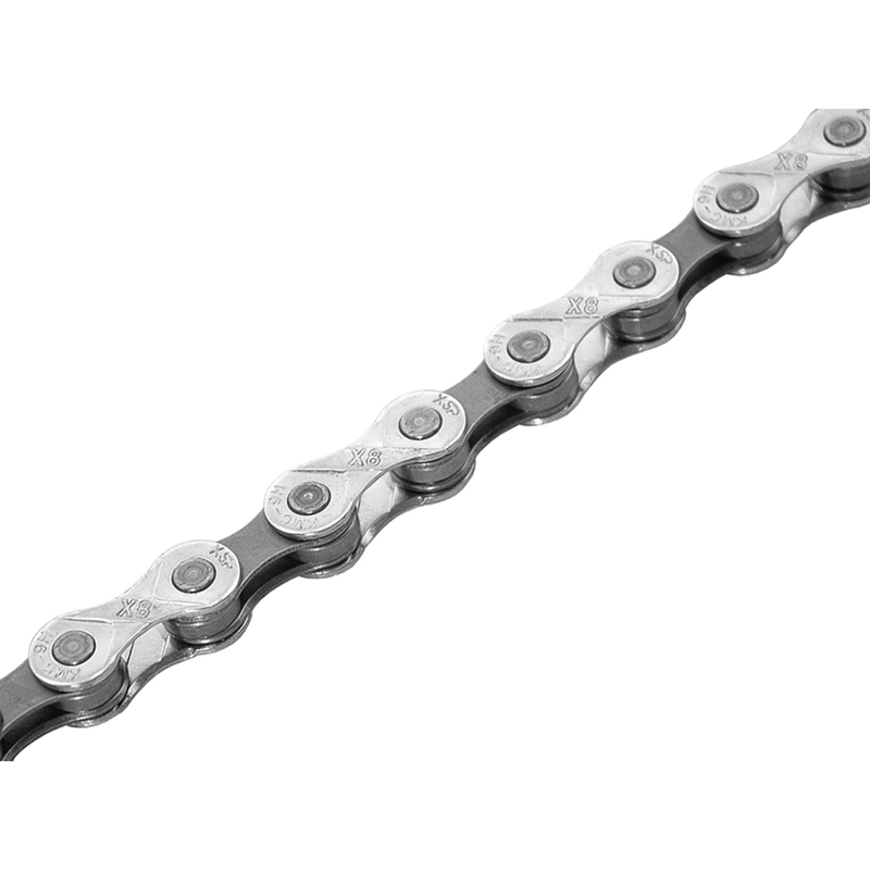 KMC CHAIN X8-92 116L 8 SPD CHROME/GREY