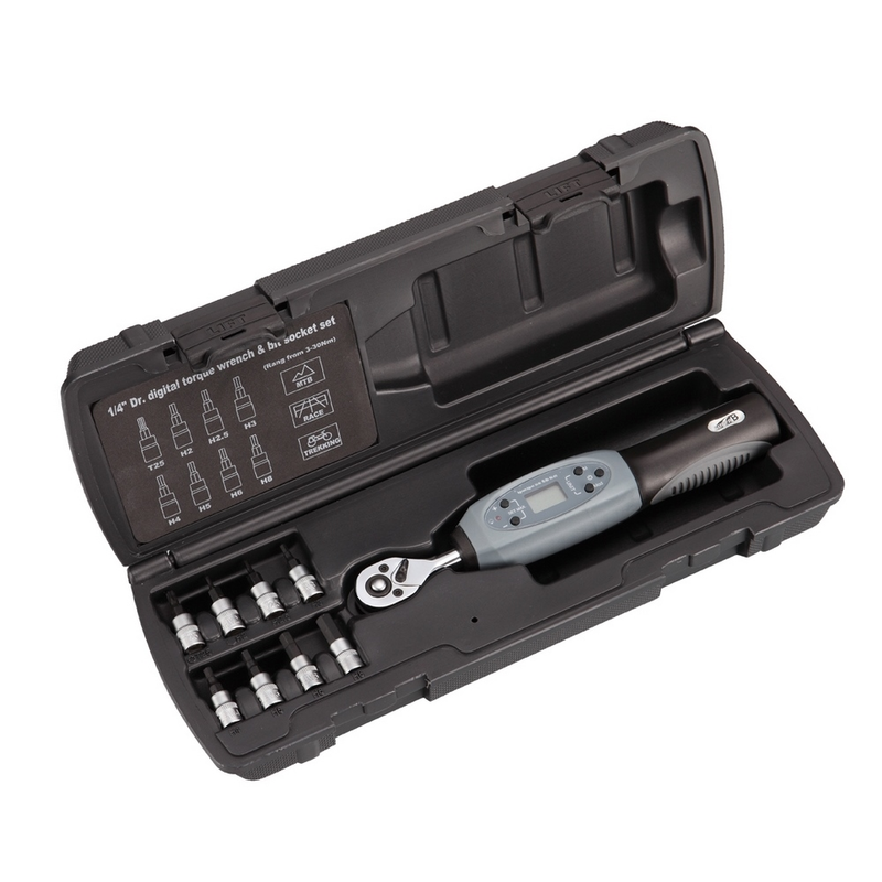 SUPEB DIGITAL TORQUE WRENCH 1/4’’ 3-30NM