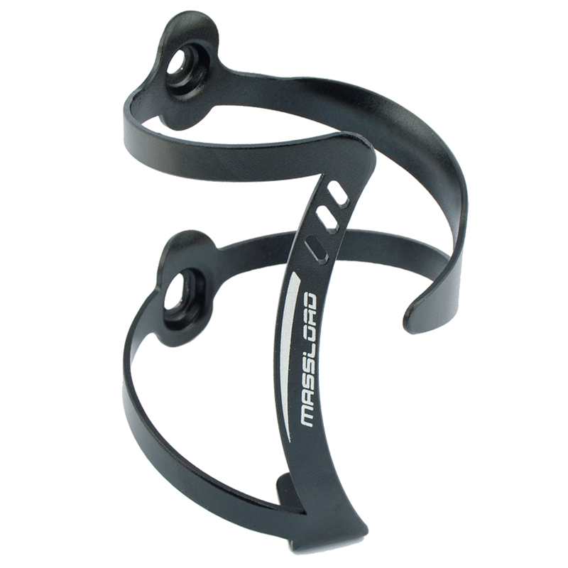MASSL BICYCLE BOTTLE CAGE. BLACK ALU