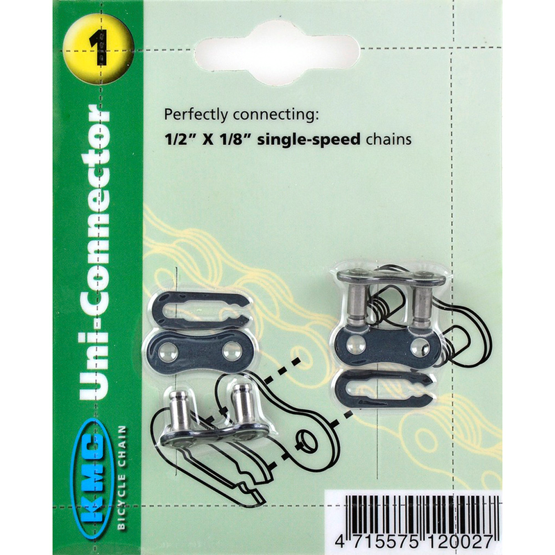 KMC CONNECTING LINK 1SP SNAP-ON WIDE SIL