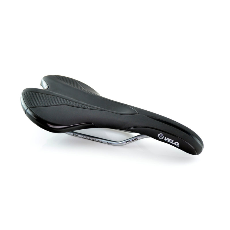 VELO SADDLE MILES RAILS CR-MO. MALE. BLK