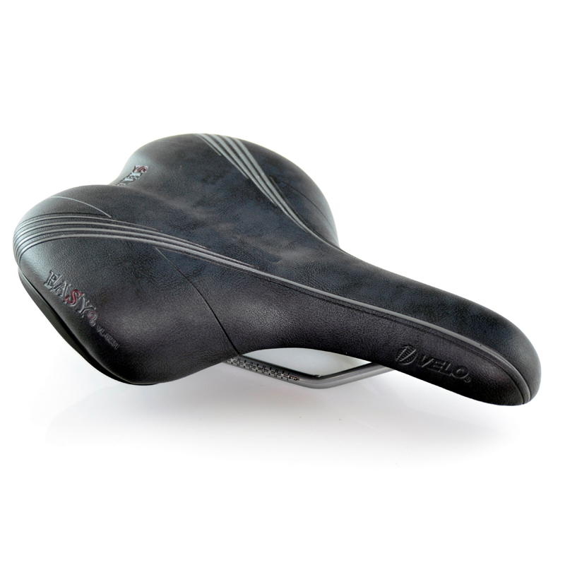 VELO SADDLE EASY RAILS STEEL. BLK
