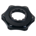 ALHON CENTER LOCK ADAPTOR W/LOCKRING BLK