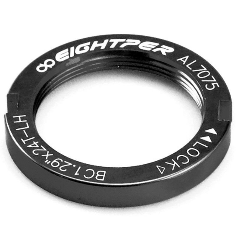 EIGHT FIXIE SPROCKET LOCKRING. ADZ BLACK
