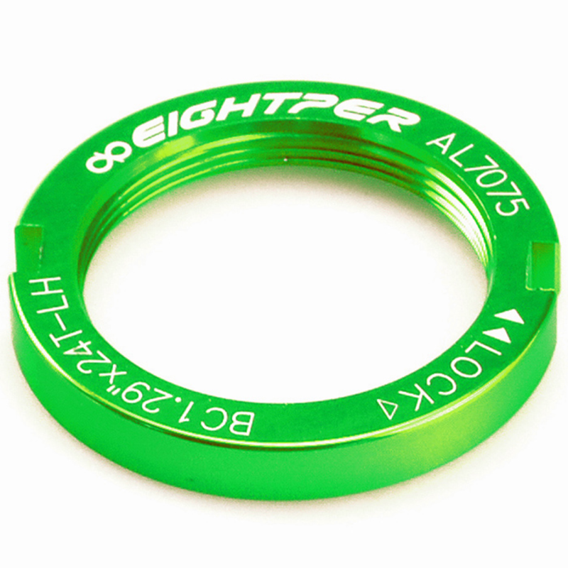 EIGHT FIXIE SPROCKET LOCKRING. ADZ GREEN