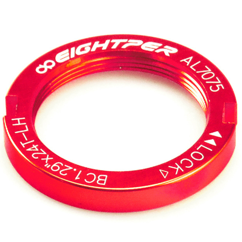 EIGHT FIXIE SPROCKET LOCKRING. ADZ RED.