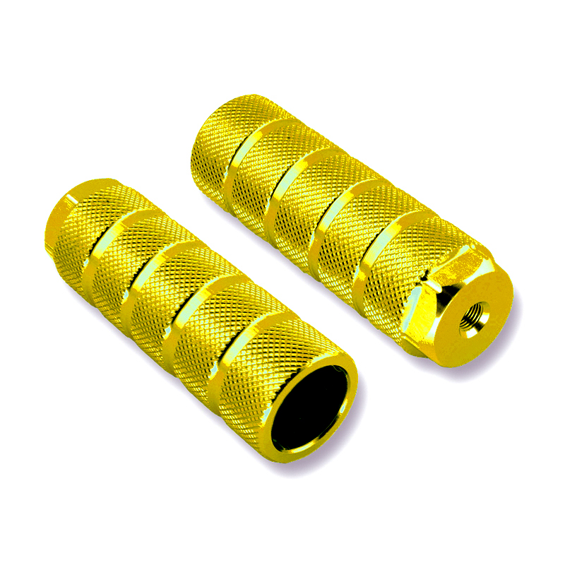 VBIKE BMX BICYCLE FOOTPEGS M14/100. GOLD