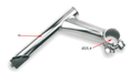 VBIKE HANDLEB STEM MTB/CITY 45º L100 BLK