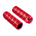 VBIKE BMX BICYCLE FOOTPEGS 26T. RED