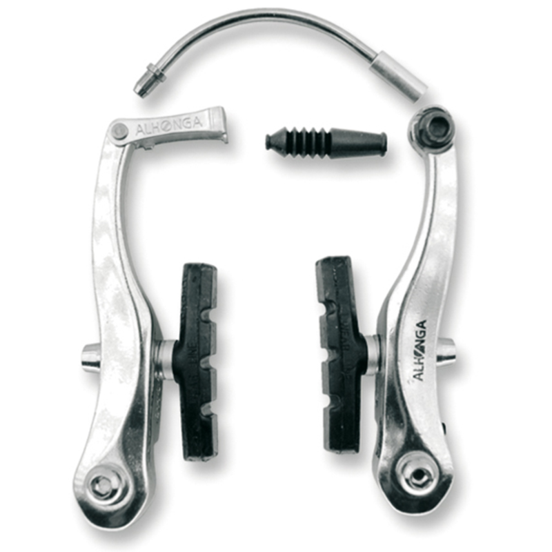 ALHON V-BRAKE SET ALUMINUM. RED