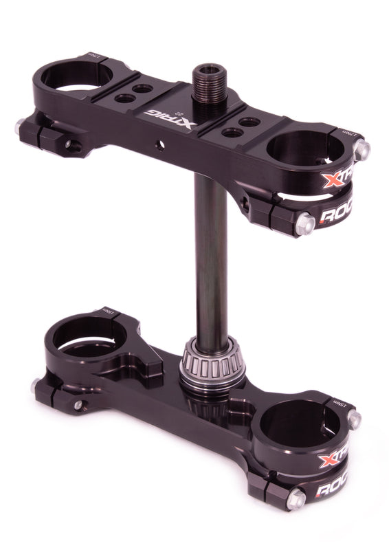 XTRIG TRPL CLAMP ROCS OFFSET 22 BLACK