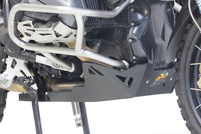 AXP SKID PLATE ADV HDPE 8MM BLK/GRY