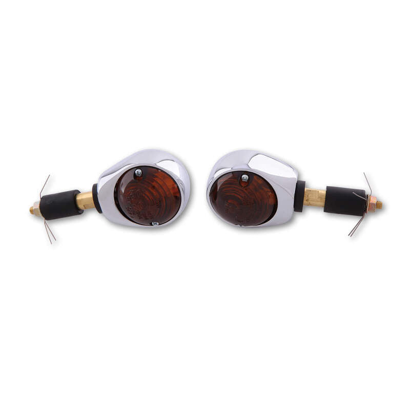 SHINY HANDLE BAR INDICATOR, CHR/SMK