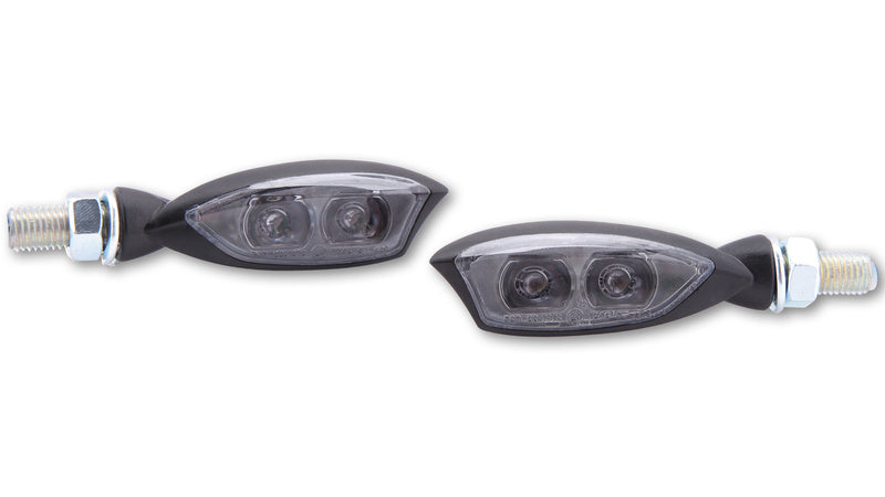SHINY MORELLA DUE TAILL./INDIC, BLK/CLR