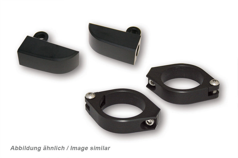 HIGHS INDICATOR BRACK. M8, BLK, 47-54MM