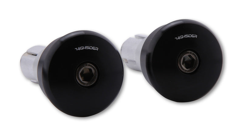 HIGHS CURVE HANDLEBAR ENDS, BLK