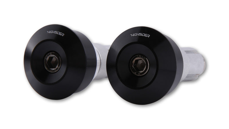 HIGHS MONTANA DOT HANDLEBAR ENDS, BLK