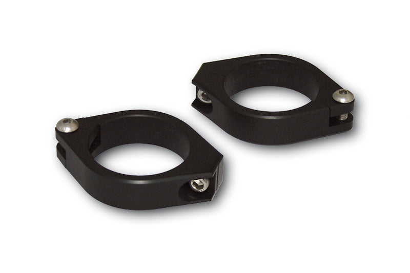 HIGHS FORK PIPE CLAMPS, BLK, 35-37MM