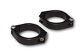 HIGHS FORK PIPE CLAMPS, BLK, 42-43MM