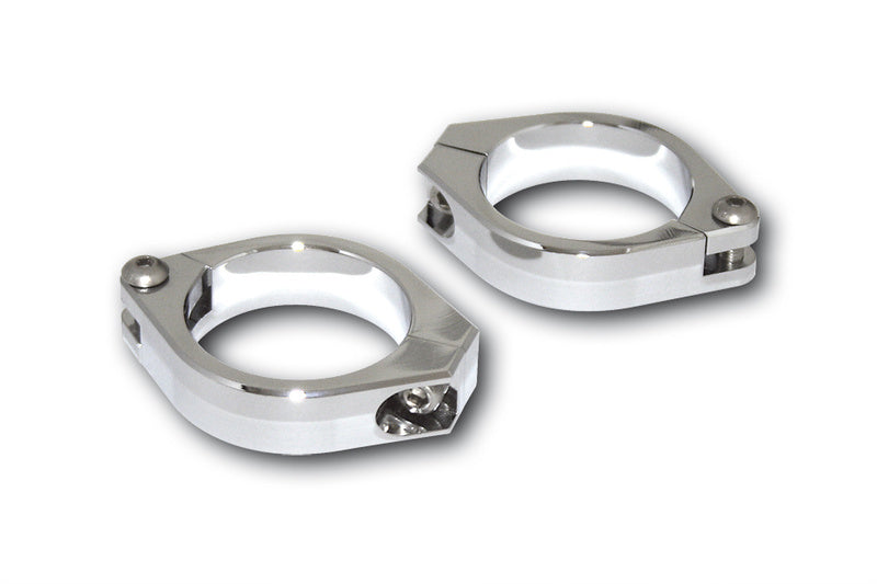 HIGHS FORK PIPE CLAMPS, CHR, 42-43MM