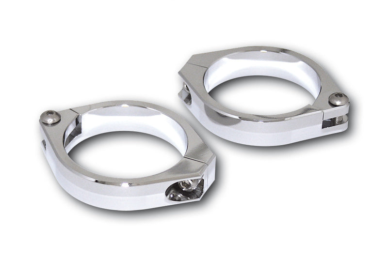 HIGHS FORK PIPE CLAMPS, CHR, 47-54MM