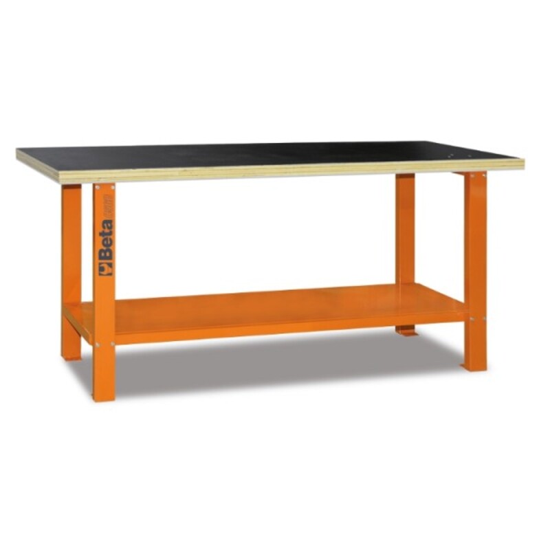 BETA C56B WORKBENCH WITH WOOD TOP, ORG