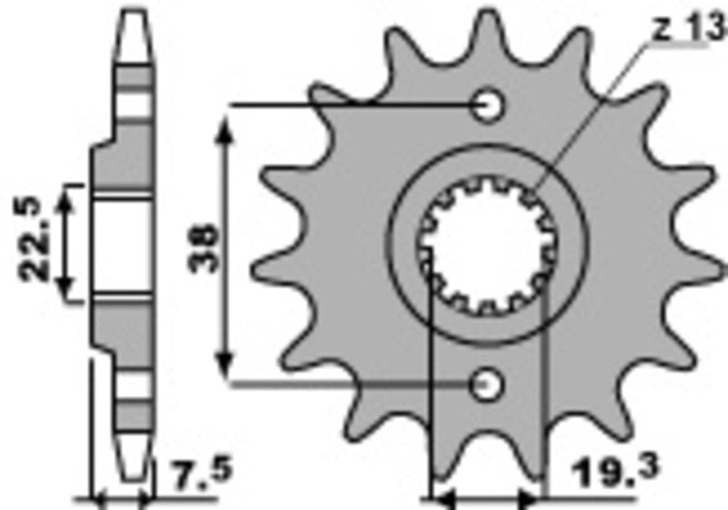 PBR FR SPROC 520 STEEL ST 2116, 13