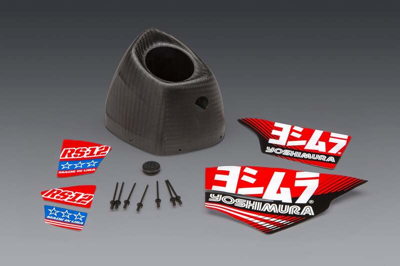 YOSHI SPAREPARTS CARBON END CAP RS12